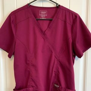 Cherokee Revolution Scrub Set- Wine-Large